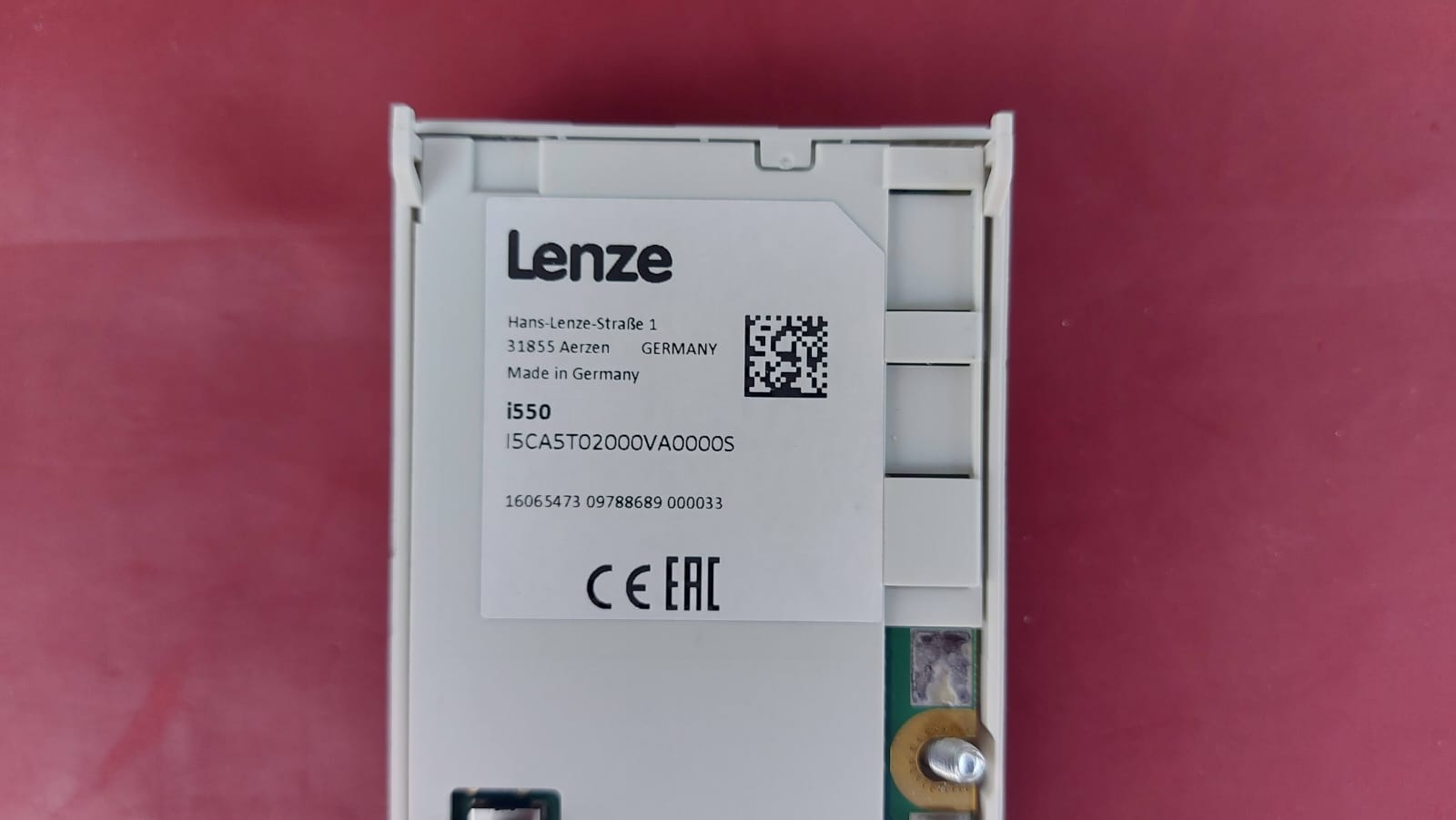 LENZE I5CA5T02000VA0000S 16065473 LENZE İ550 ETHERCAT CONTROL UNİT I5CA5T02000VA0070S